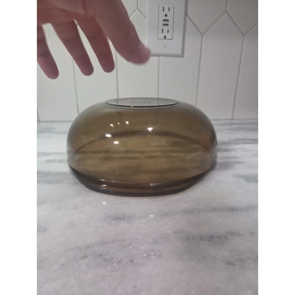 Pyrex Visions 2L Amber Casserole Dish, Amber Glass Cookware #024, Oven Safe Dish